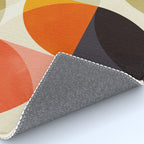 mid century color geometry shapes Rug Gallery Image 4