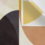 mid century color geometry shapes Wall Tapestry Gallery Image 3