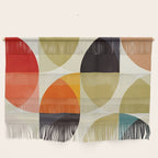mid century color geometry shapes Wall Hanging Gallery Image 1