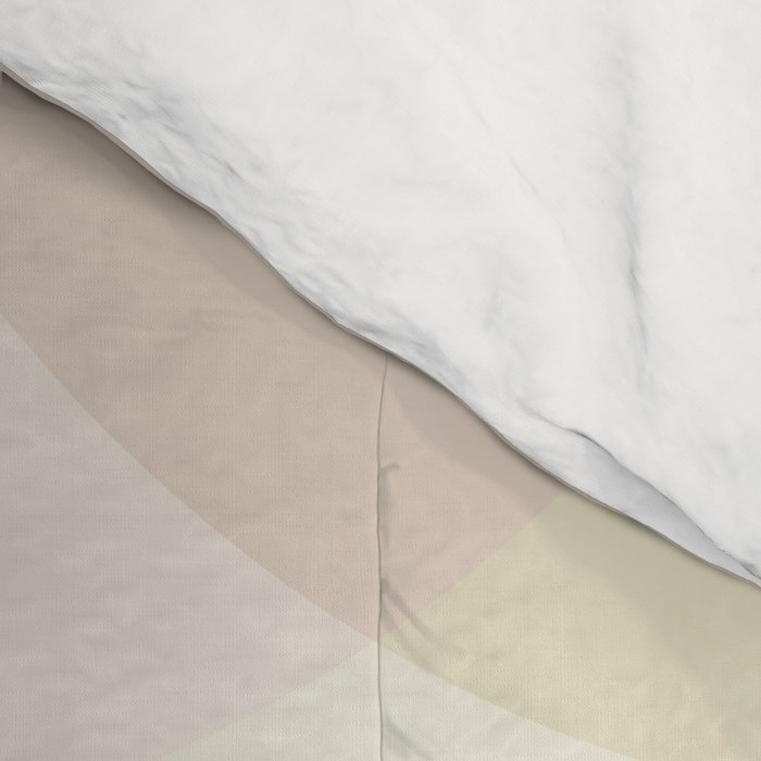 mid century color geometry shapes Comforter Gallery Image 4