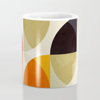 mid century color geometry shapes Coffee Mug Gallery Image 4