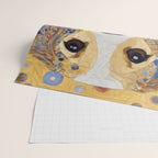 Gustav Klimt Style Dog with Colorful Patterns Wrapping Paper Gallery Image 2
