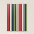 Modern Christmas Stripes 2025 Stationery Card Gallery Image 2