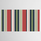 Modern Christmas Stripes 2025 Tablecloth Gallery Image 2
