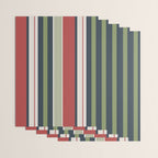 Modern Christmas Stripes 2025 Wrapping Paper Gallery Image 3