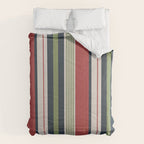 Modern Christmas Stripes 2025 Comforter Gallery Image 6