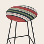 Modern Christmas Stripes 2025 Stool Gallery Image 2