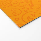 Fun halloween cartoon doodle art pattern Welcome Mat Gallery Image 2