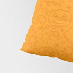 Fun halloween cartoon doodle art pattern Pillow Sham Gallery Image 4