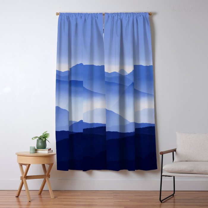 Mountains 12 Window Curtain Gallery Image 5