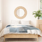 Soft Blue Forms III Duvet Cover Gallery Image 3