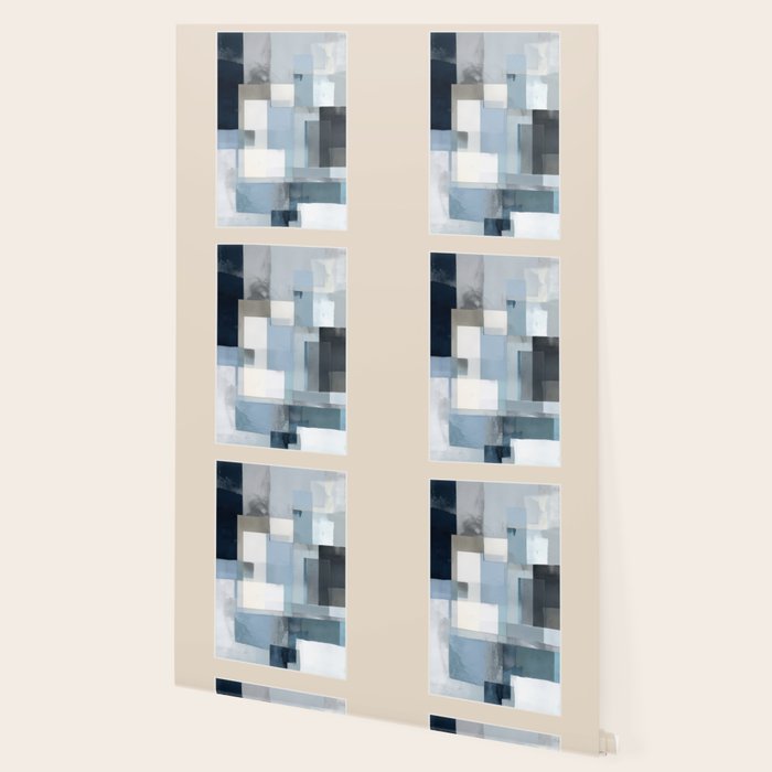Soft Blue Forms III Wallpaper Gallery Image 2