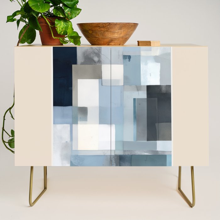 Soft Blue Forms III Credenza Gallery Image 1
