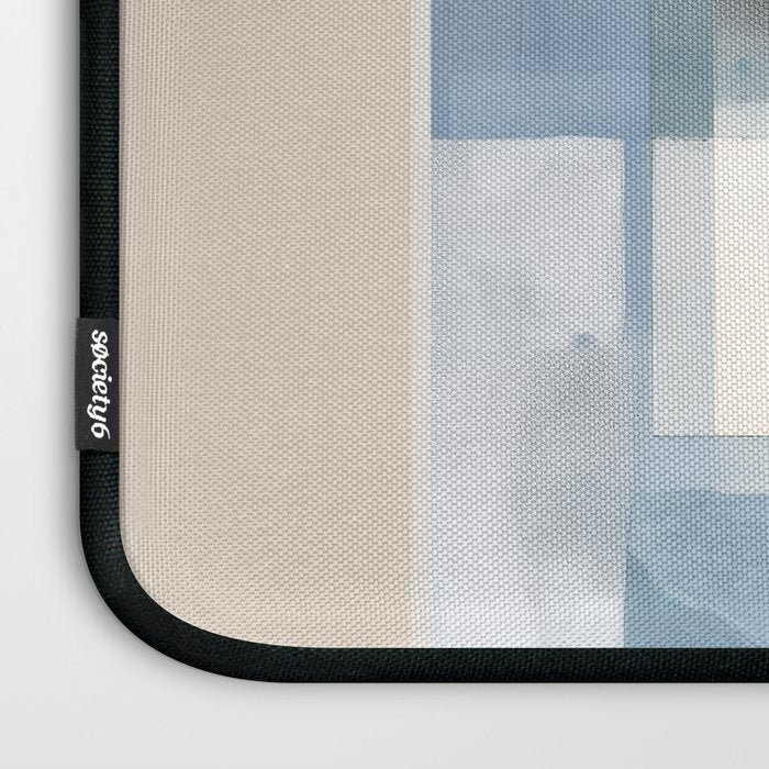 Soft Blue Forms III Laptop Sleeve Gallery Image 3