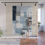 Soft Blue Forms III Wall Mural Gallery Image 1