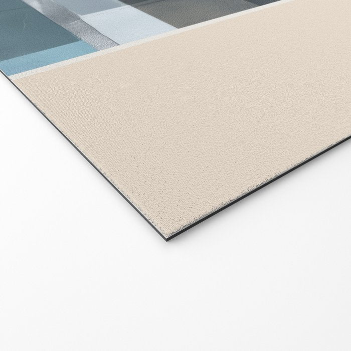 Soft Blue Forms III Welcome Mat Gallery Image 2