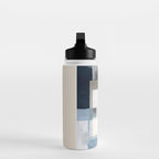 Soft Blue Forms III Water Bottle Gallery Image 3