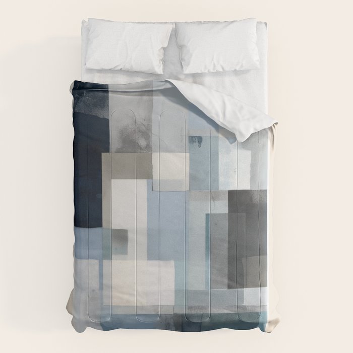 Soft Blue Forms III Comforter Gallery Image 6