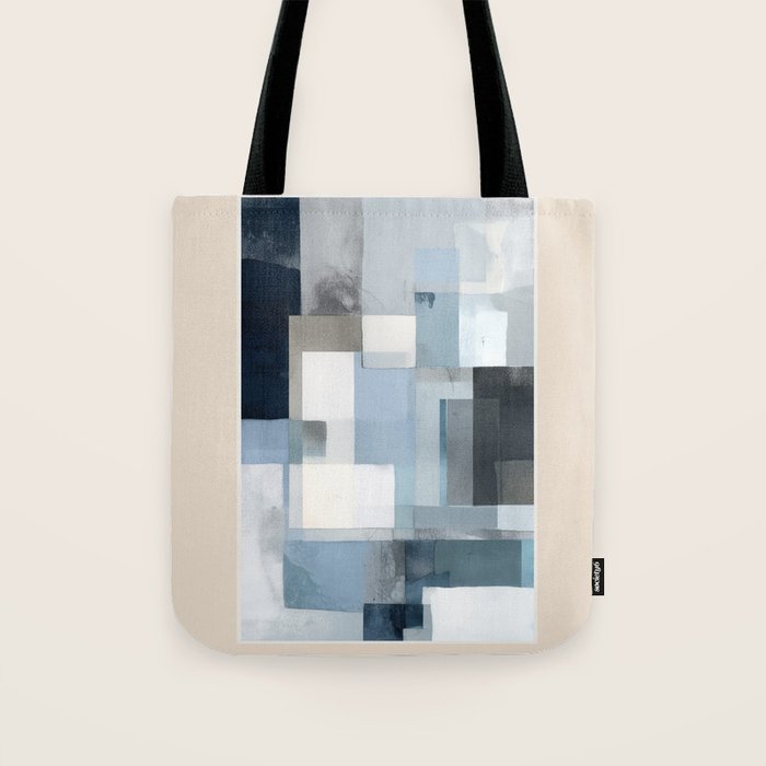 Soft Blue Forms III Tote Bag Gallery Image 1