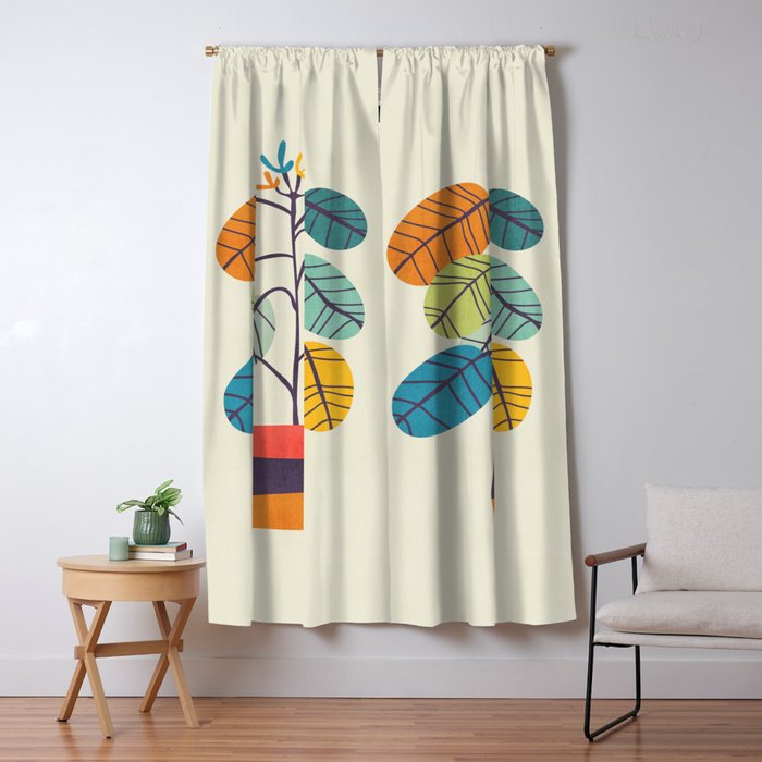 Potted plant 2 Window Curtain Gallery Image 5