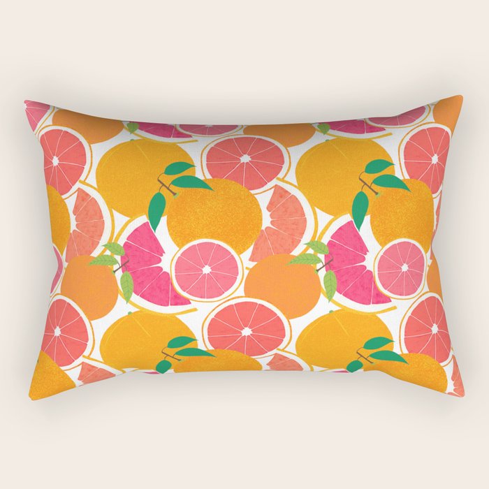 Grapefruit Harvest Rectangular Pillow Gallery Image 1