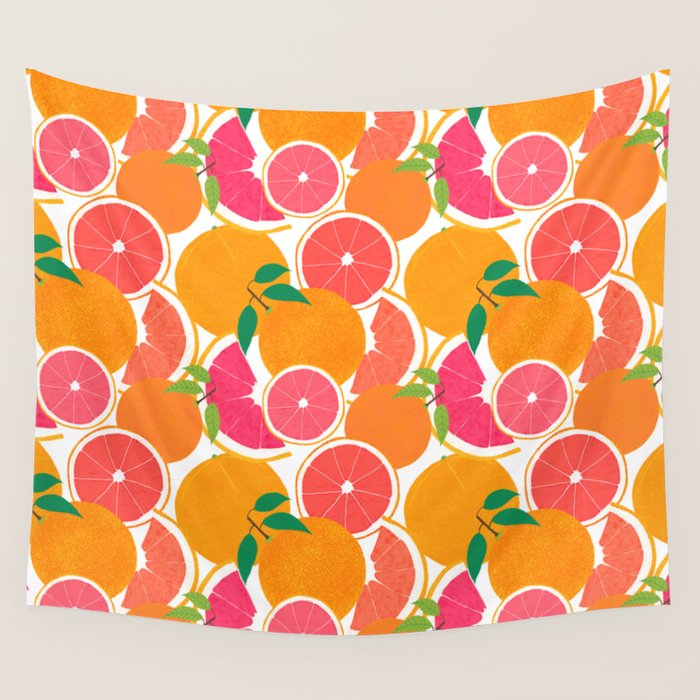 Grapefruit Harvest Wall Tapestry Gallery Image 4