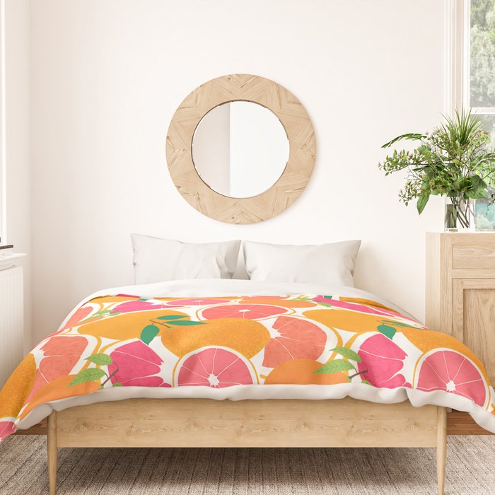 Grapefruit Harvest Duvet Cover Gallery Image 3