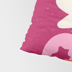 Abstract modern vase and flower. Enjoy the Now quote Pillow Sham Gallery Image 4
