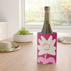 Abstract modern vase and flower. Enjoy the Now quote Wine Chiller Gallery Image 4