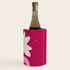 Abstract modern vase and flower. Enjoy the Now quote Wine Chiller Gallery Image 3