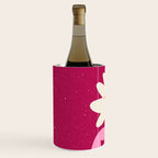 Abstract modern vase and flower. Enjoy the Now quote Wine Chiller Gallery Image 2