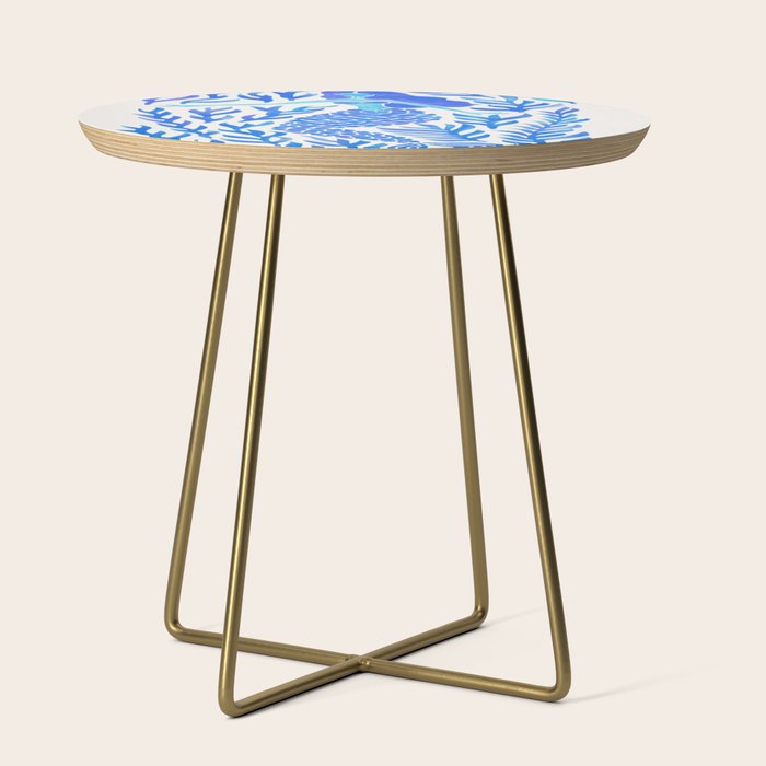 Kelp Forest Mermaid - Blue Palette Side Table Gallery Image 1