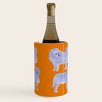 Two Calm Dogs - Blue and Orange Wine Chiller Gallery Image 3
