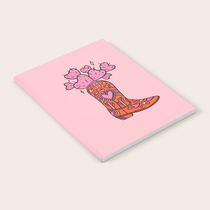 Valentine Cowboy Boot Notebook Gallery Image 2