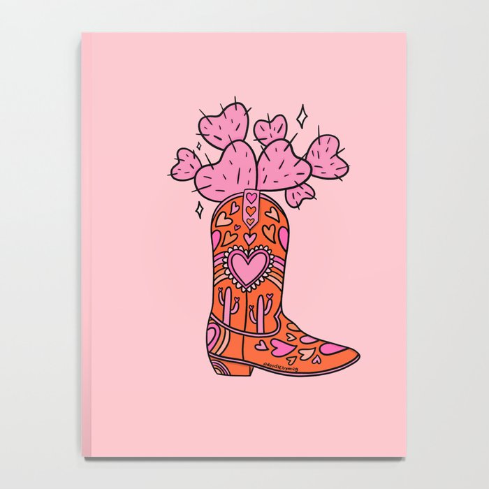 Valentine Cowboy Boot Notebook Gallery Image 4