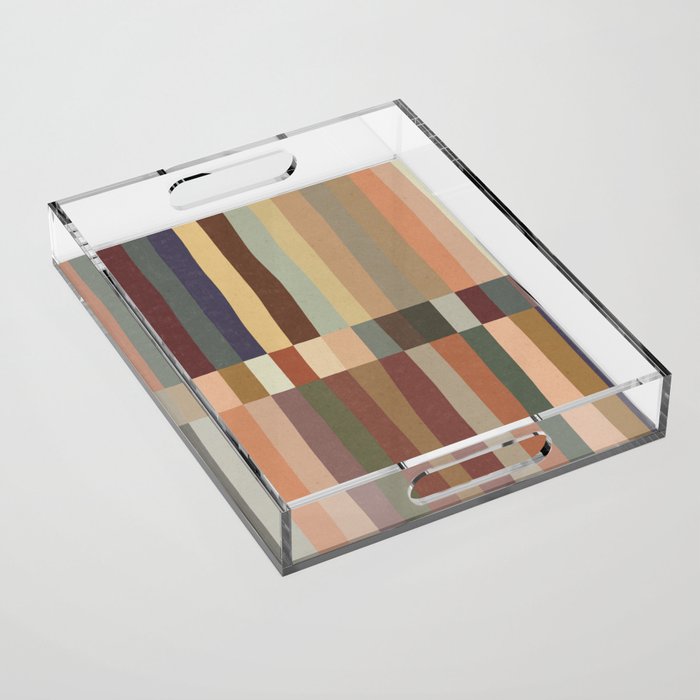 Mix of Stripes #5 Acrylic Tray Gallery Image 1