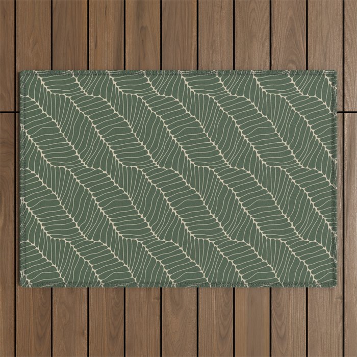 Organic Nature Green Outdoor Rug Gallery Image 1