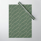 Organic Nature Green Wrapping Paper Gallery Image 1