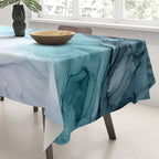 Beachy Pastel Flowing Ombre Abstract Flip Tablecloth Gallery Image 3