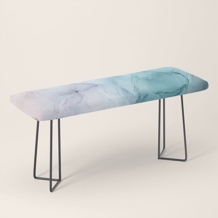 Beachy Pastel Flowing Ombre Abstract Flip Bench Gallery Image 1