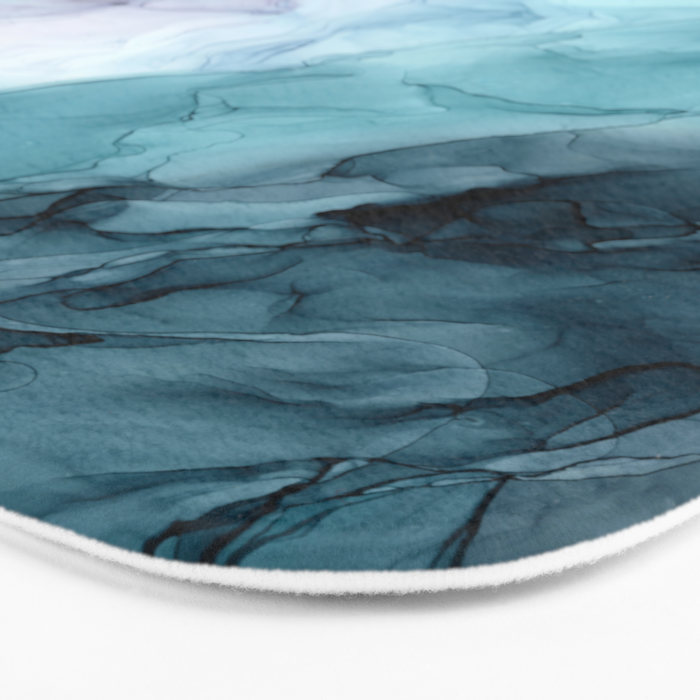 Beachy Pastel Flowing Ombre Abstract Flip Bath Mat Gallery Image 3