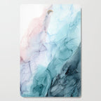 Beachy Pastel Flowing Ombre Abstract Flip Cutting Board Gallery Image 1