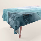 Beachy Pastel Flowing Ombre Abstract Flip Tablecloth Gallery Image 1