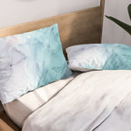 Beachy Pastel Flowing Ombre Abstract Flip Pillow Sham Gallery Image 2