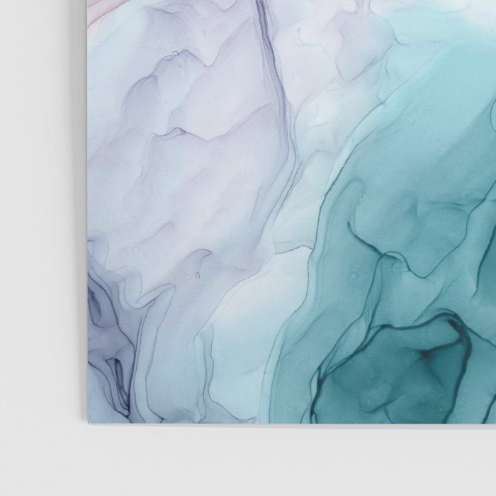 Beachy Pastel Flowing Ombre Abstract Flip Poster Gallery Image 3
