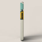 mid mod geometry green teal nature 1 iPhone Case Gallery Image 2