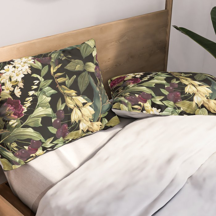 Dark Garden VIII Pillow Sham Gallery Image 2
