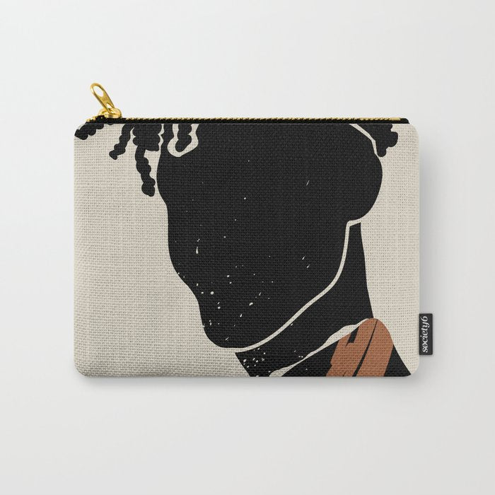 Black Hair No. 2 Carry All Pouch Gallery Image 1