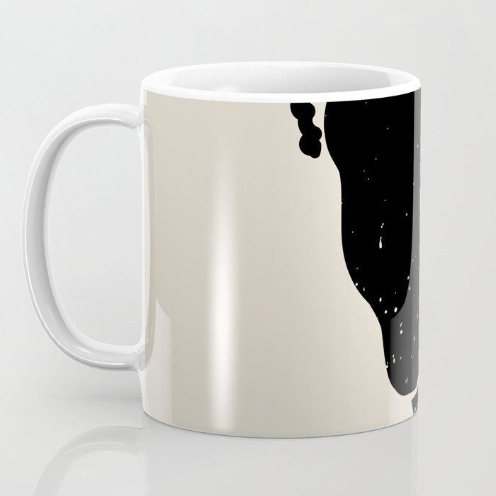Black Hair No. 2 Coffee Mug Gallery Image 3