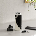 Black Hair No. 2 Water Bottle Gallery Image 5